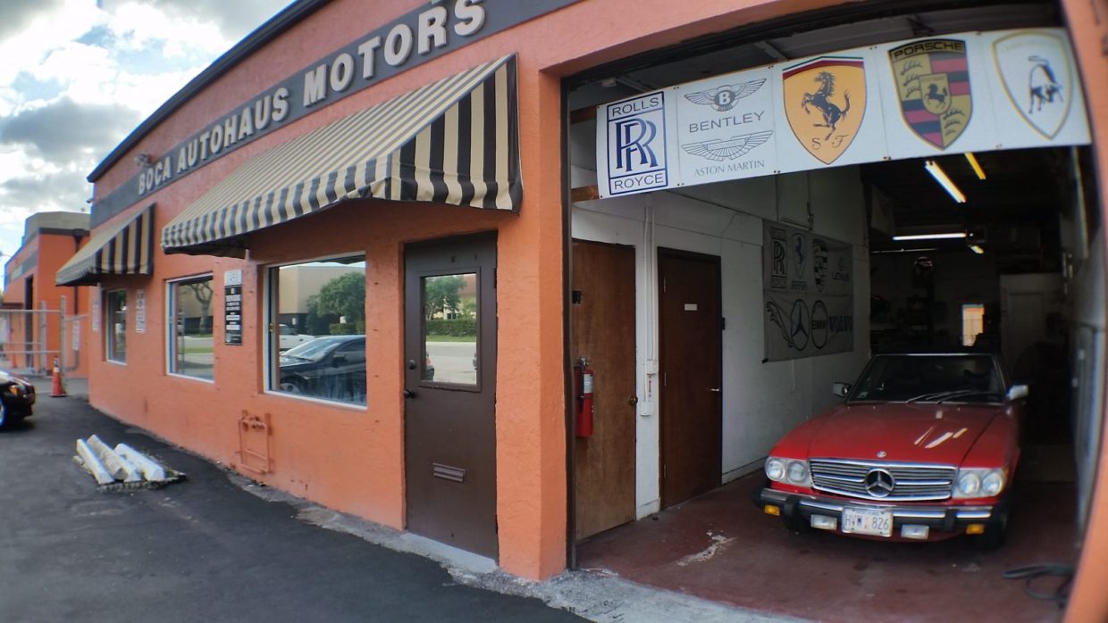 Fisheye View of Boca Auto Repair Shop