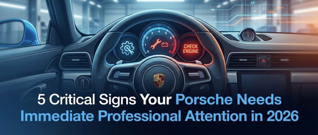 5 Critical Signs Your Porsche Needs Immediate Professional Attention in 2026