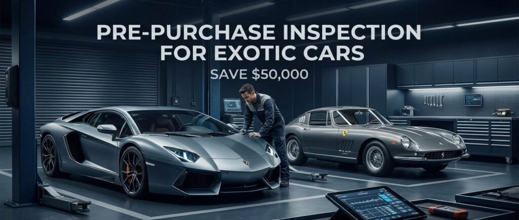 Pre-Purchase Inspection for Exotic Cars: Save $50,000